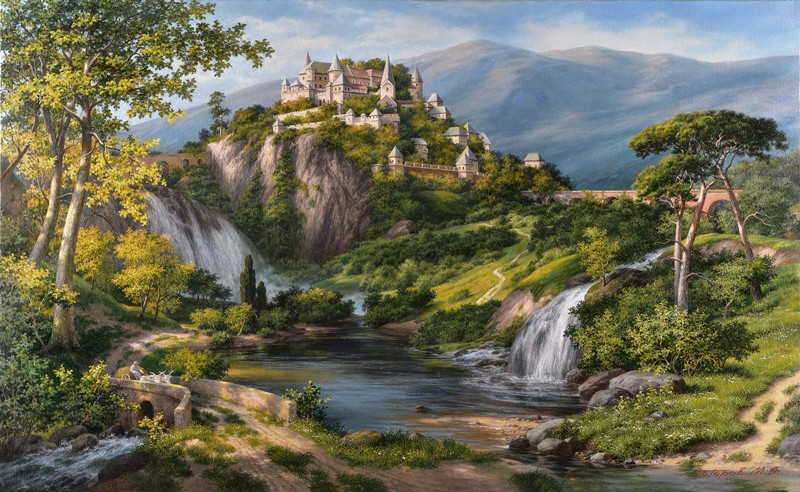 Замок в горах (улучшенный вариант)
